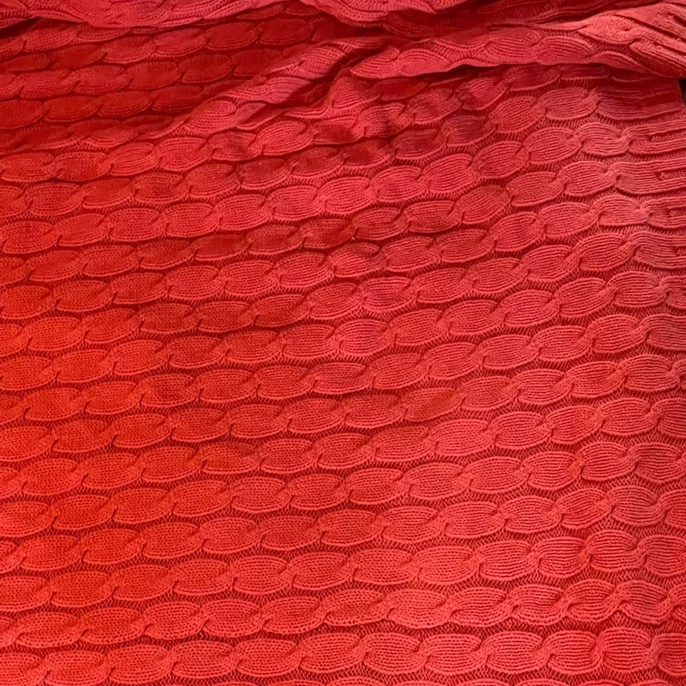 Restoration Hardware cable knit king blanket